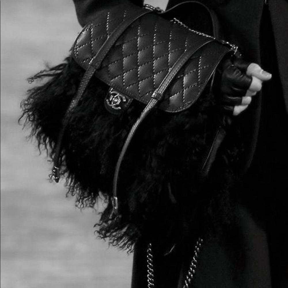 Chanel Runway Fur Bag - Picture 1 of 4
